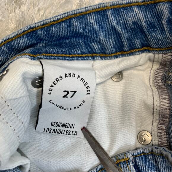 NWT Lovers + Friends Jamie High Rise Cuffed Short Sz 27 - Picture 4 of 4